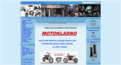 Desktop Screenshot of motokladno.cz